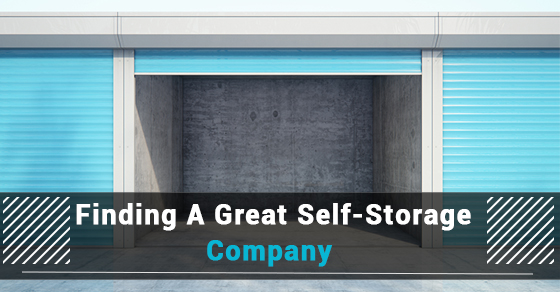 Finding A Great Self-Storage Company